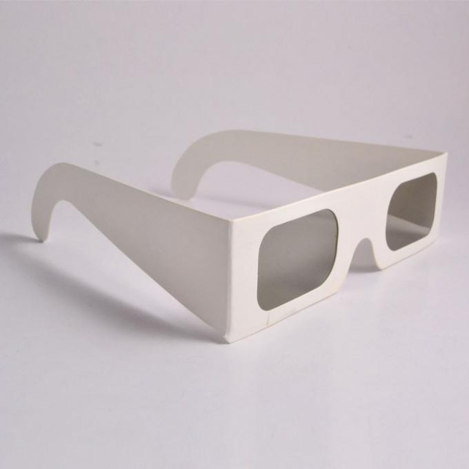 Τρισδιάστατο γυαλί-άσπρο βάθος χαρτόνι-χρώματος ChromaDepth, εγγράφου παθητικά τρισδιάστατα γυαλιά φακών Chromadepth σαφή
