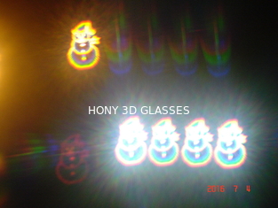 Τρισδιάστατα γυαλιά διάθλασης εγγράφου ουράνιων τόξων γυαλιών πυροτεχνημάτων κόμματος χιονανθρώπων Χριστουγέννων