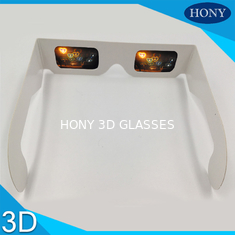 Διπλά γυαλιά διάθλασης καρδιών πλαισίων χαρτονιού, τρισδιάστατα γυαλιά ματιών για τους εραστές