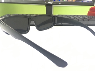 Μαύρα ασημένια γυαλιά εξέτασης χρώματος ηλιακά, αντι πυκνότητα 5 γυαλιών εξέτασης ήλιων γρατσουνιών