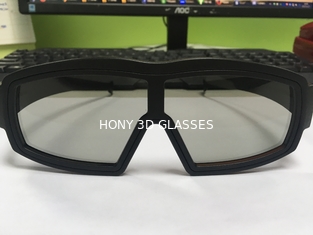 Ο κινηματογράφος χρησιμοποίησε τα μαύρα γραμμικά πολωμένα τρισδιάστατα γυαλιά Imax Eeywear με το μεγάλο πλαίσιο