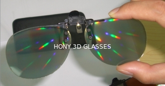 Άσπρη τρισδιάστατη αντίσταση 0.06mm ζημίας γυαλιών πυροτεχνημάτων κινηματογράφων Lense