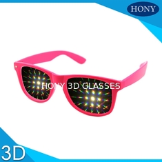 Τρισδιάστατα γυαλιά πυροτεχνημάτων PVC Customizd με τη μετάδοση 90% παραμέτρου οπτικής