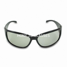 Μαύρα γραμμικά πολωμένα τρισδιάστατα γυαλιά κινηματογράφων Imax με τους φακούς 0.72mm