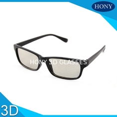 τρισδιάστατα γυαλιά για τους κινηματογράφους με το φακό 0.19mm0.38mm Thicknes πλαισίων ABS