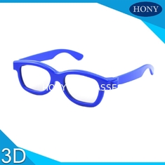 Τρισδιάστατα πολωμένα γυαλιά Reald κινηματογράφων για τα παιδιά, πλαίσιο 0.190.38mm ABS φακός