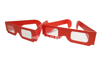 Τρισδιάστατα γυαλιά εγγράφου λογότυπων συνήθειας/τρισδιάστατα γυαλιά χαρτονιού