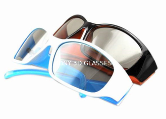 Κυκλικά πολωμένα πλαστικά τρισδιάστατα γυαλιά κινηματογράφων συστημάτων Reald - αντι φακοί γρατσουνιών