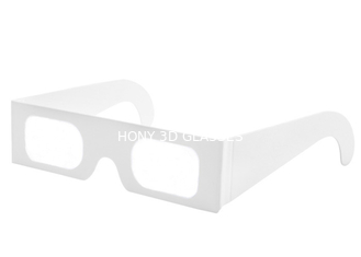 Προσαρμοσμένα καρδιών διάθλασης γυαλιά πυροτεχνημάτων γυαλιών τρισδιάστατα με το λογότυπο που τυπώνεται
