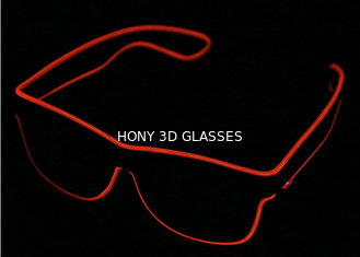 Να αναβοσβήσει φακός γυαλιών που επάνω το καλώδιο EL γυαλιών των οδηγήσεων για τη συναυλία κόμματος