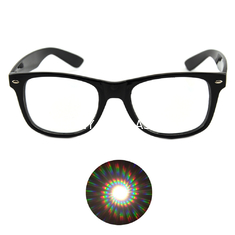 Πυροτεχνημάτων κόμματος τρισδιάστατα διάθλασης χονδρικά τυπωμένα ΛΟΓΟΤΥΠΟ γυαλιά πλαισίων γυαλιών πλαστικά