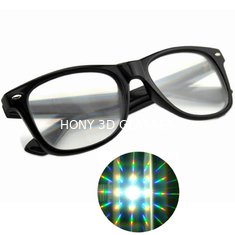 Τελευταία τρισδιάστατα γυαλιά ηλίου Rave ουράνιων τόξων επίδρασης EDM πρισμάτων γυαλιών διάθλασης
