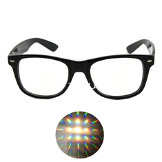 Τελευταία γυαλιά διάθλασης - μαύρο Rave Eyewear, φεστιβάλ Ravewear EDM