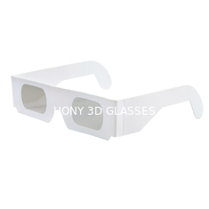 IMAX κινηματογράφων σαφή μίας χρήσης τρισδιάστατα γυαλιά λογότυπων τυπωμένων υλών γυαλιών χαρτονιού τρισδιάστατα