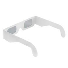 IMAX κινηματογράφων σαφή μίας χρήσης τρισδιάστατα γυαλιά λογότυπων τυπωμένων υλών γυαλιών χαρτονιού τρισδιάστατα