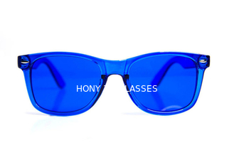 Τα γυαλιά θεραπείας χρώματος, γυαλιά διάθεσης γυαλιών Chakra χαλαρώνουν τα ελαφριά γυαλιά Chromatherapy γυαλιών θεραπείας γυαλιών