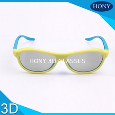 Πραγματικά πλαστικά τρισδιάστατα γυαλιά Δ για τα μπλε πορτοκαλιά κίτρινα γυαλιά κινηματογραφικών αιθουσών ενηλίκων