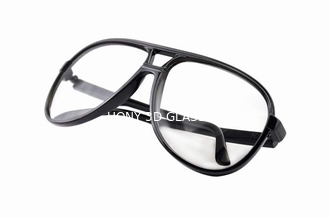 Washable πλαστική τρισδιάστατη εγκύκλιος γυαλιών που πολώνεται για τον κινηματογράφο Reald ή Masterimage