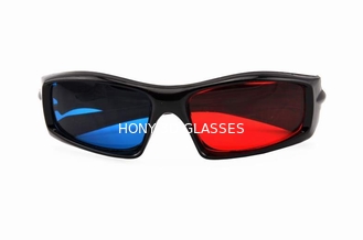 Παθητικά πλαστικά κόκκινα κυανά τρισδιάστατα γυαλιά