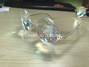 Πλαστικό νεώτερο προϊόν Hony, γυαλιά καλειδοσκόπιων Lense λουλουδιών για το χορό Musice Fesvital