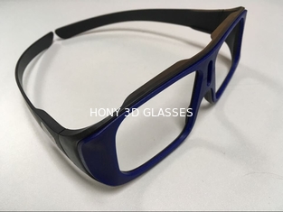 Ξετυλιγμένα μεγάλα γραμμικά πολωμένα τρισδιάστατα γυαλιά 0.23mm πλαισίων χρώμα συνήθειας φακών