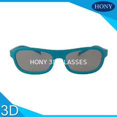 Γραμμικά πολωμένα τρισδιάστατα γυαλιά ABS κινηματογράφων, τρισδιάστατα γυαλιά κινηματογράφων με το μπλε πλαίσιο