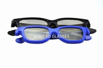 Μπλε πλαισίων εγκύκλιος γυαλιών Reald τρισδιάστατη πολωμένη για τα παιδιά και τον ενήλικο
