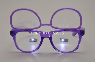 Πορτοκαλιά γυαλιά διάθλασης πλαισίων πλαστικά με το φακό πάχους 0.65mm