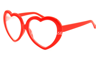 Πλαστικά γυαλιά διάθλασης μορφής καρδιών Hony για τη λέσχη νύχτας