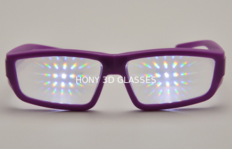 Τα πορφυρά πλαστικά γυαλιά διάθλασης χρησιμοποιούν το φακό πάχους 0.35mm