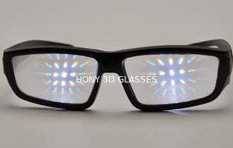 Προωθητικά πλαστικά γυαλιά ταινιών κιγκλιδωμάτων διάθλασης με το μαύρο πλαίσιο