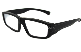Προωθητικά πλαστικά γυαλιά ταινιών κιγκλιδωμάτων διάθλασης με το μαύρο πλαίσιο