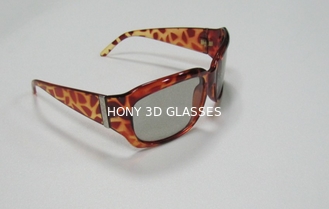 Πλαστικά κυκλικά πολωμένα τρισδιάστατα γυαλιά PC με το πλαίσιο γυαλιών ήλιων