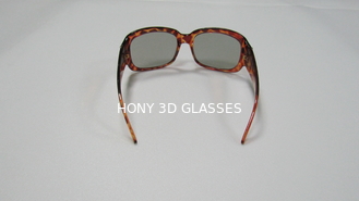 Πλαστικά κυκλικά πολωμένα τρισδιάστατα γυαλιά PC με το πλαίσιο γυαλιών ήλιων