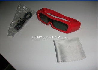 PC πλαστικά τρισδιάστατα γυαλιά παραθυρόφυλλων πλαισίων καθολικά ενεργά, ένδυση γυαλιών IR