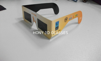 Μίας χρήσης ηλιακά γυαλιά Eyewear εξέτασης έκλειψης με το πλαίσιο εγγράφου