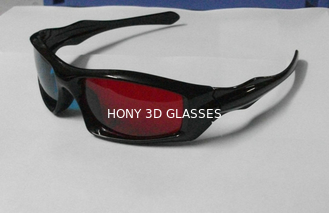 Μοντέρνα πλαστικά κόκκινα κυανά τρισδιάστατα γυαλιά επαναχρησιμοποιήσιμα για τον τρισδιάστατο κινηματογράφο