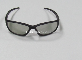 Πράσινα τρισδιάστατα γυαλιά κινηματογράφων χρώματος για τις παθητικές τρισδιάστατες TV, ενήλικα μεγέθους παθητικά κυκλικά πολωμένα τρισδιάστατα γυαλιά