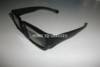 Γραμμικά πολωμένα τρισδιάστατα γυαλιά Imax με το μαύρο πλαστικό πλαίσιο ABS