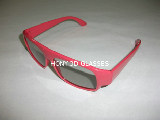 Πλαστικοί γραμμικοί πολωμένοι τύποι πλαισίων PC τρισδιάστατων γυαλιών για 4D 5D 6D τον κινηματογράφο