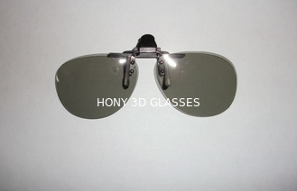 Γραμμικά πολωμένα τρισδιάστατα 4D 5D 6D γυαλιά συνδετήρων για το μουσείο με τον κάτοχο μετάλλων