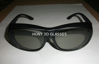 Πράσινα γραμμικά πολωμένα τρισδιάστατα γυαλιά πλαστικό Eyewear για τον κινηματογράφο