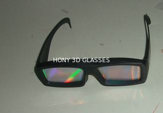 Σχεδιαστής ABS πλαστικών καρέ &quot;ουράνιο τόξο&quot; 3d πυροτεχνήματα γυαλιά παρακολούθηση ταινιών