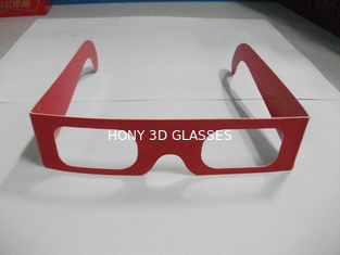 Κόκκινα μπλε γυαλιά εγγράφου Chromadepth τρισδιάστατα/τρισδιάστατα γυαλιά θεάτρων για τον ενήλικο και τα παιδιά