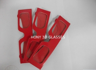 COem εκτυπώσιμος κόκκινος πράσινος γυαλιών εγγράφου τρισδιάστατος με τους φακούς λέιζερ PVC PET