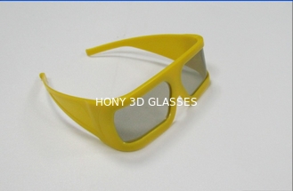 Πυκνώστε τα πλαστικά γραμμικά πολωμένα τρισδιάστατα γυαλιά για την τρισδιάστατη TV, αντι αντανακλαστικός