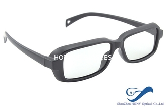 Πλαστικά τρισδιάστατα γυαλιά πλαισίων κομψότητας πλαστικά, κυκλικά πολωμένα τρισδιάστατα γυαλιά υπολογιστών ατόμων