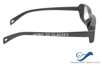 Πλαστικά τρισδιάστατα γυαλιά πλαισίων κομψότητας πλαστικά, κυκλικά πολωμένα τρισδιάστατα γυαλιά υπολογιστών ατόμων