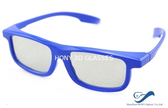 Reald τρισδιάστατα Masterimage γυαλιά παραθυρόφυλλων κινηματογράφων ενεργά, μπλε πλαστικά τρισδιάστατα γυαλιά