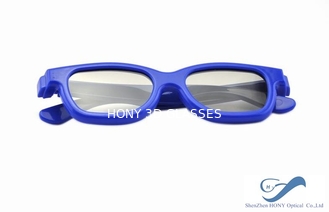 Παιδιών πλαστικά γυαλιά παραθυρόφυλλων πλαισίων ενεργά, γραμμικά πολωμένα τρισδιάστατα γυαλιά Reald